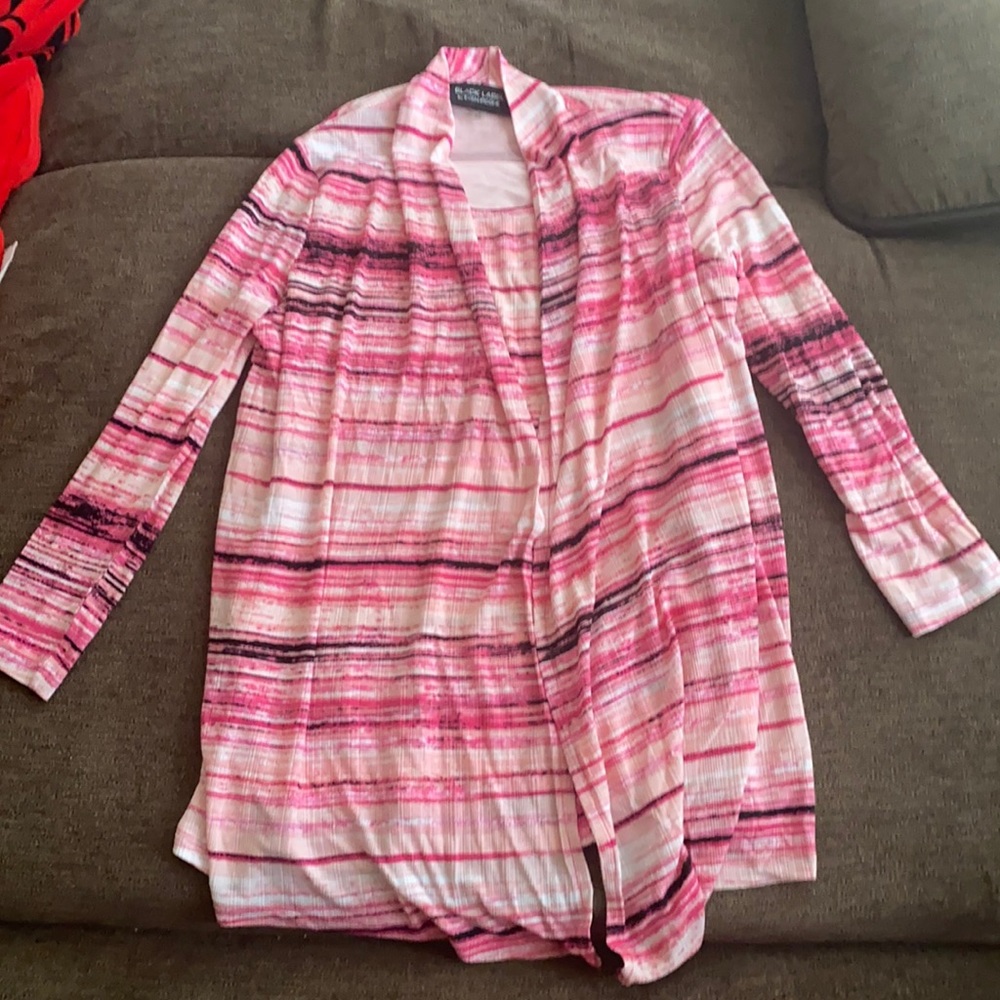 Women’s Pink Shirt Cardigan